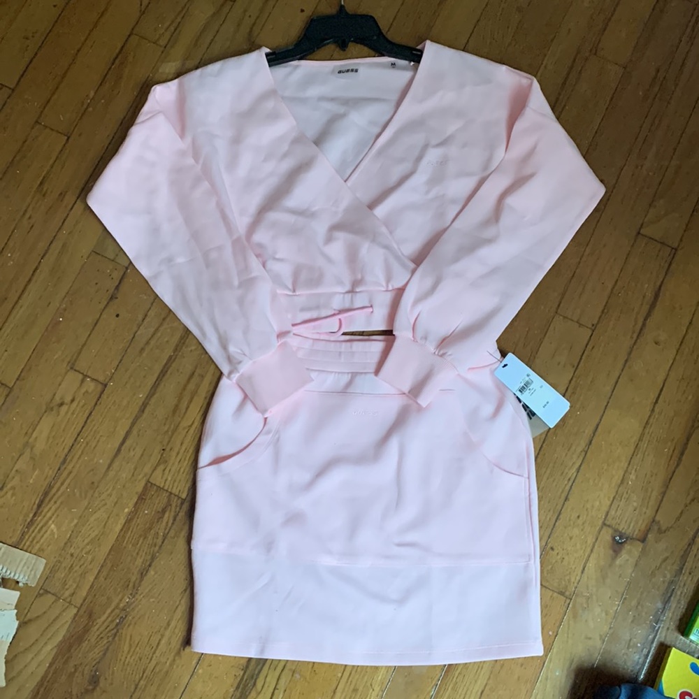 Pink Guess Matching Sweatsuit